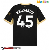Moške Nogometnih dresov Manchester City Abdukodir Khusanov #45 Gostujoči 2026-27 Kratki rokavi